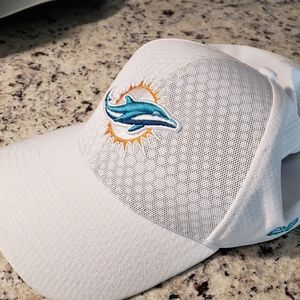 New Era NFL white Miami Dolphins hat